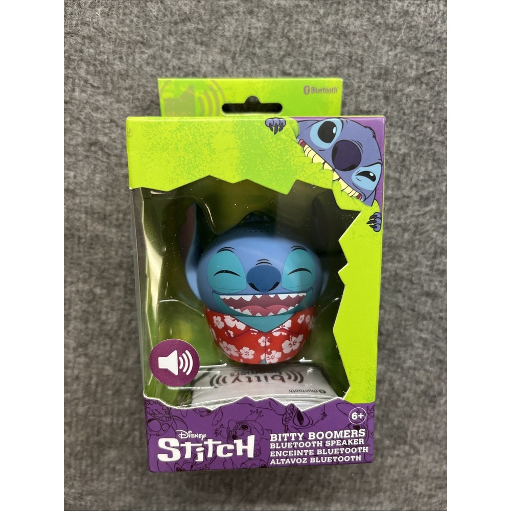 Disney‎  Stitch Bitty Boomers Bluetooth Speaker Multi-C NEW